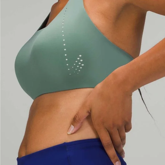 Lululemon AirSupport Bra High Support, 36DD Tidewater Teal / Vapor - Picture 3 of 13